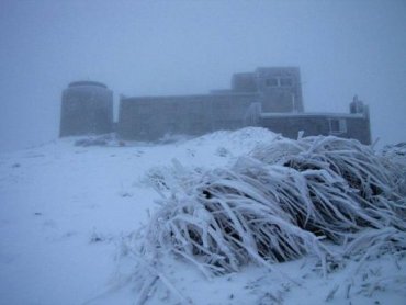 Украину окутал первый снегопад