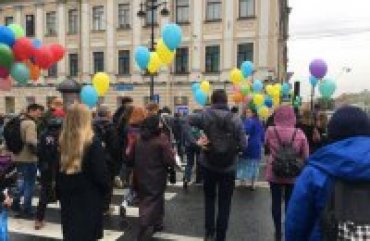 В Санкт-Петербурге прошла акция протеста против войны в Украине