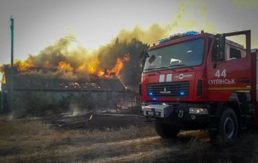Лесной пожар уничтожил село в Харьковской области