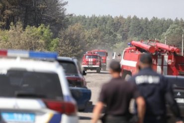 В Харьковской области чрезвычайная ситуация из-за лесного пожара