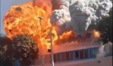 В белорусском Жлобине на фабрике произошел мощный взрыв