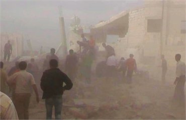Авиаудар по сирийскому городу унес жизни более 40 человек