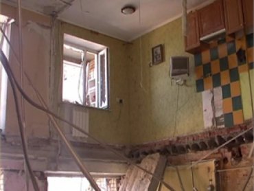 Дом в Луганске, где произошел взрыв газа, до сих пор не отремонтирован