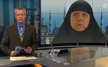 В Германии разгорелся скандал из-за Меркель в хиджабе