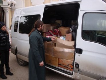 Крымская епархия УПЦ МП продолжает доставлять «гуманитарную помощь Новороссии»