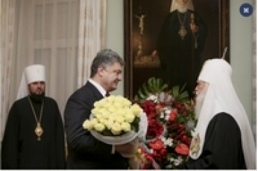 Президент Украины поздравил главу УПЦ КП с 20-летием интронизации