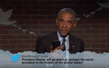 Обама высмеял Трампа в развлекательном телешоу