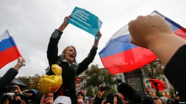 В России прошли акции в поддержку Навального