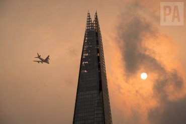 Небо над Лондоном – предвестник апокалипсиса?