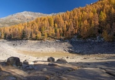 В Италии исчезло знаменитое горное Голубое озеро