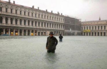 Из-за ливней Венеция оказалась под водой