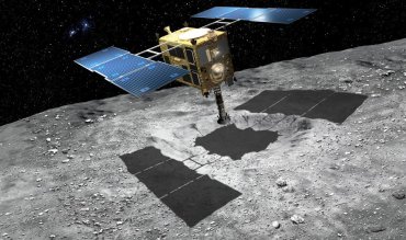 Японский исследовательский зонд направился к астероиду Рюгу