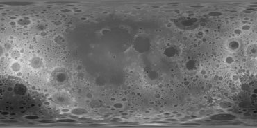 NASA выпустило 3D-карту Луны для художников