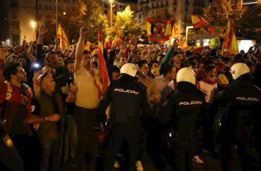 На улицы Барселоны вышло более полумиллиона демонстрантов