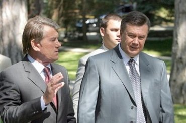 Дух Ющенко над беседкой Януковича