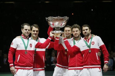 Теннисисты Швейцарии впервые в истории выиграли Кубок Дэвиса