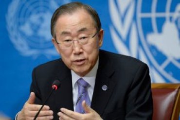 Генсек ООН поблагодарил Порошенко за миролюбие
