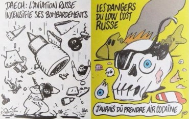 В России назвали кощунством карикатуры Charlie Hebdo на катастрофу российского Airbus А321