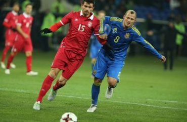 Сборная Украины победила Сербию в товарищеском матче