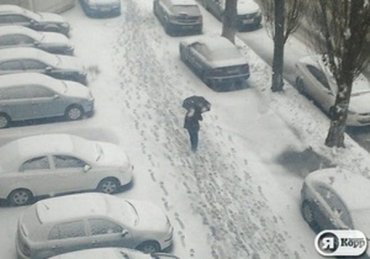 В Киев пришла зима