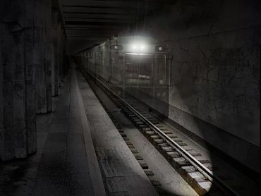 В метро Лондона камеры видеонаблюдения зафиксировала поезд-призрак