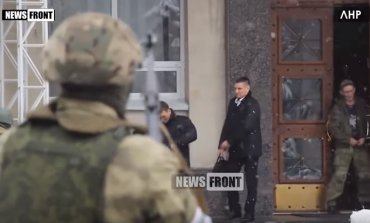 Появилось видео захвата Генпрокуратуры ЛНР
