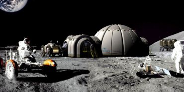 Европейское космическое агентство показало, как будет выглядеть база на Луне