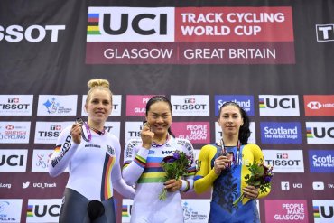 Украинка  стала бронзовым призером этапа Кубка мира по велотреку в Шотландии