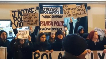 В Париже феминистки сорвали премьеру фильма Романа Полански