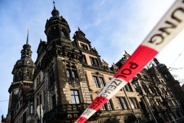 Появилось видео кражи в музее Дрездена