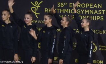 Украина завоевала два «золота» на ЧЕ по художественной гимнастике