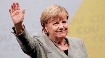 Меркель покинет свой пост 2 декабря под песню о дожде из роз