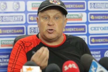 Тренер запорожского «Металлурга» подал в отставку в прямом эфире