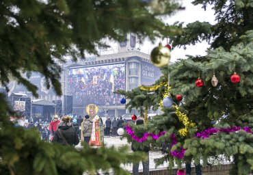 Протестующие католики отметили Рождество на Майдане