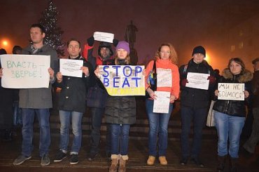 В Украине бастуют журналисты из-за избиения Татьяны Черновол