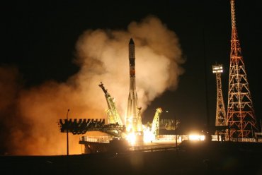 Российская космическая ракета «Прогресс» упала на взлете