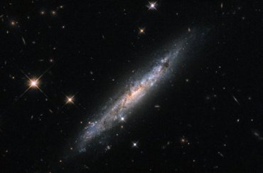 NASA показало уникальную «взрывную» галактику