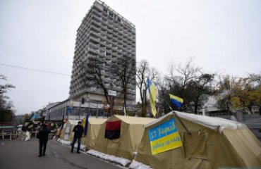 Саакашвили объявил палаточный городок у Рады «новой Сечью»