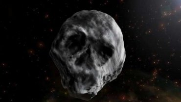К Земле несется страшный астероид—»череп»