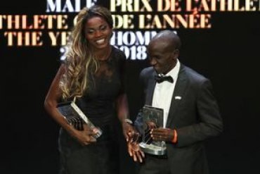 Лучшими легкоатлетами года признаны кениец и колумбийка