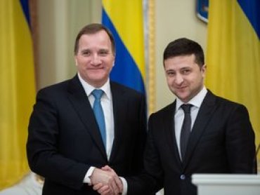 Зеленский попросил Швецию помочь с восстановлением инфраструктуры Донбасса