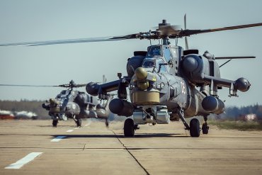 В Краснодарском крае разбился военный вертолет «Ночной охотник»