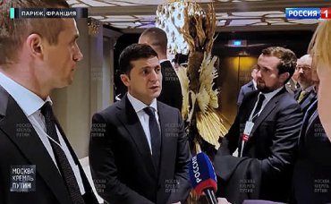Российское телевидение показало «интервью» Владимира Зеленского