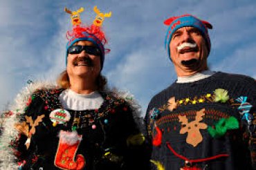 В США отпраздновали «День уродливого рождественского свитера»