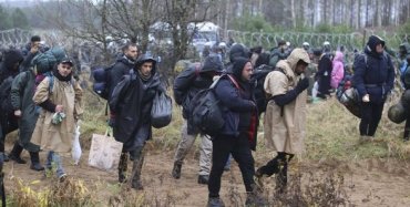 Беженцы продолжают прорваться из Беларуси в Польшу: пограничников забрасывают камнями