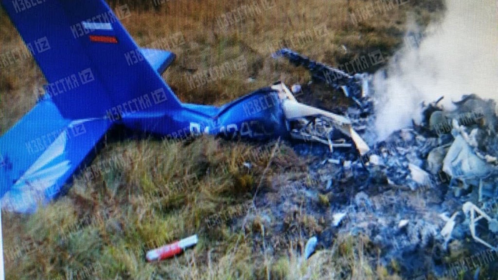 Самолет упал вскоре после взлета