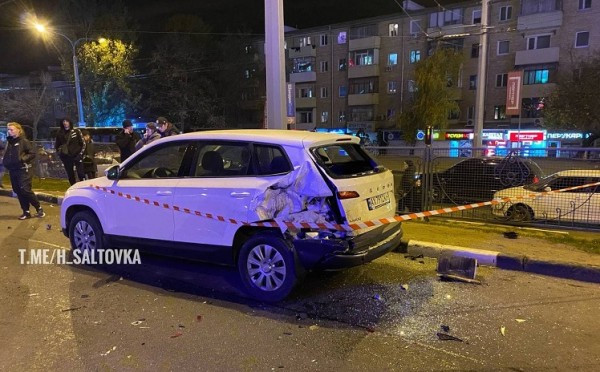 Автомобиль Натальи Ракич получил незначительные повреждения