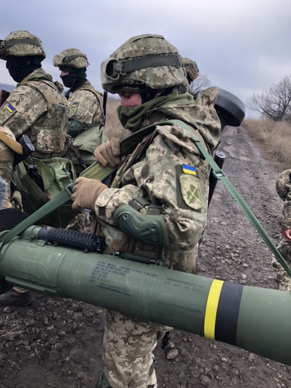 Американские Javelin на украинском Донбассе