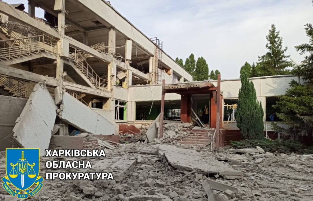 В Харькове разрушено учебное заведение