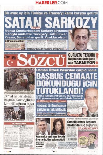 Турецкие газеты объявили президента Франции — Сатаной